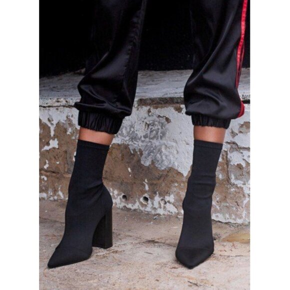 Tony Bianca Diddy Lycra Booties Size 7 - Picture 1 of 15